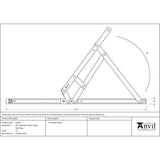 From The Anvil Hinges Stainless Steel / Friction Hinges / 20" (508mm) From The Anvil - SS 20" Defender Friction Hinge - Top Hung
