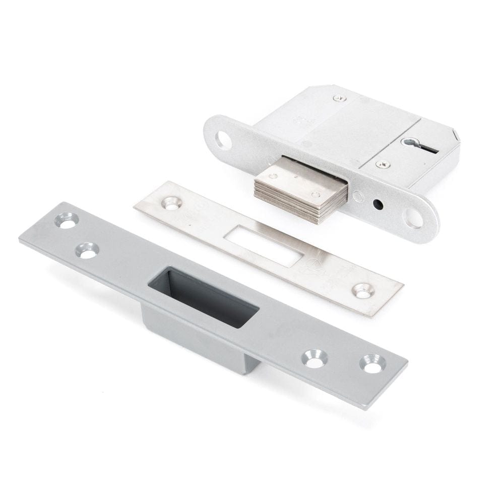 From The Anvil Locks & Latches Satin Stainless Steel / 5 Lever Deadlocks / 2.5" / 65mm From The Anvil - SS 2Ã‚Â½" 5 Lever BS Deadlock KA