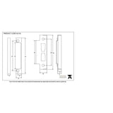 From The Anvil Locks & Latches Stainless Steel / Rebate Sets From The Anvil - SS Ãƒâ€šÃ‚Â½" Rebate Kit For 91112/91110