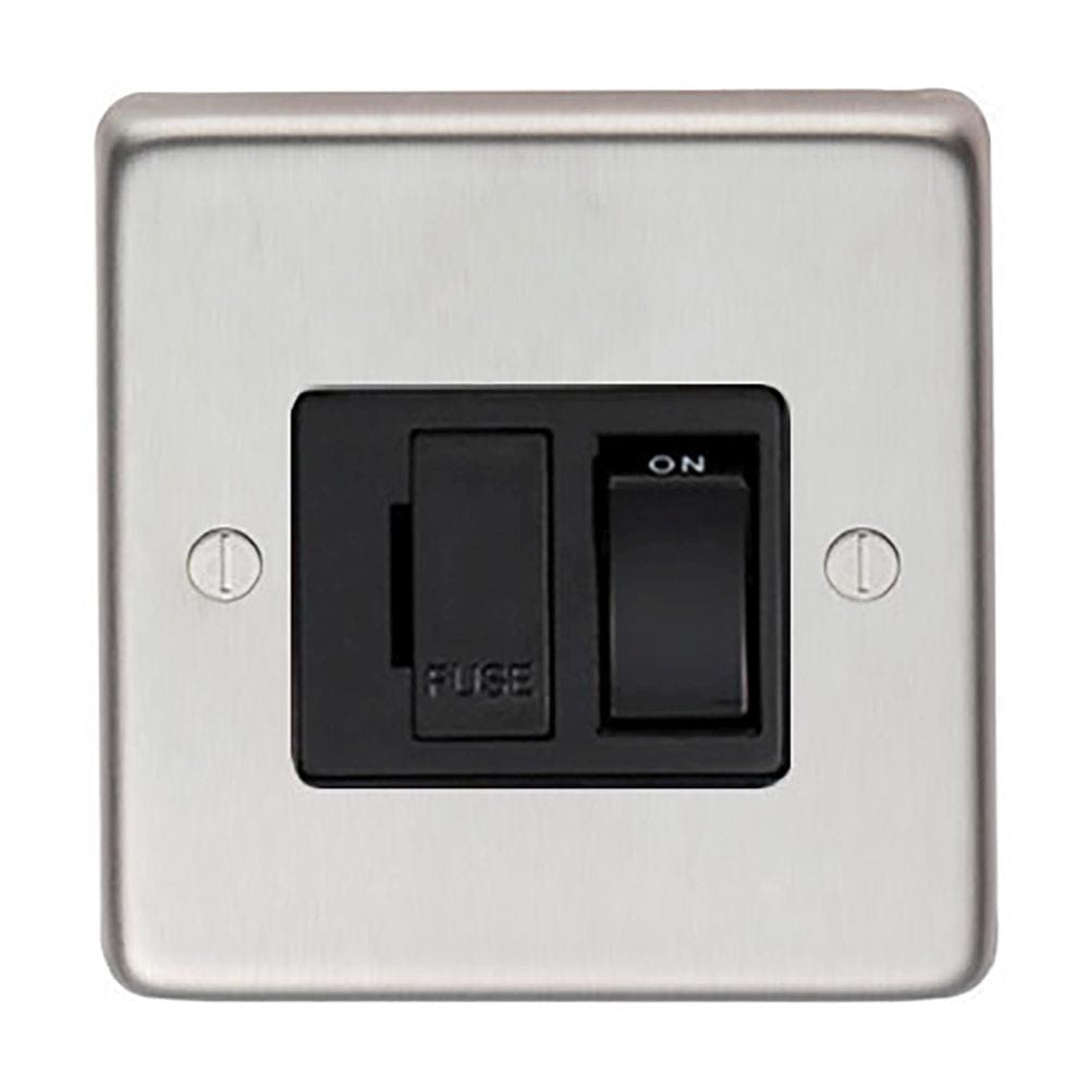 From The Anvil Electrical Satin Stainless Steel / 13 Amp Fused Switch From The Anvil - SSS 13 Amp Fused Switch