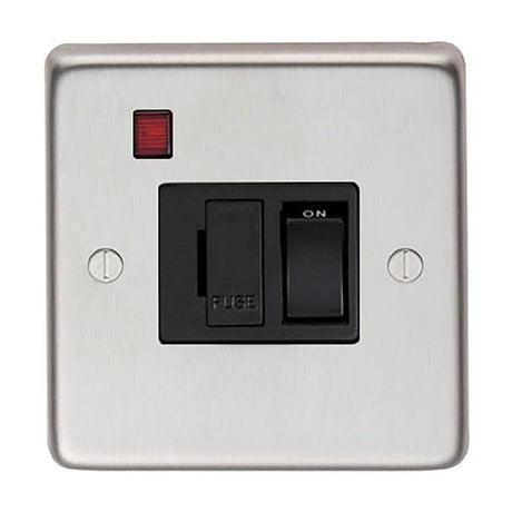From The Anvil Electrical Satin Stainless Steel / 13 Amp Fused Switch + Neon From The Anvil - SSS 13 Amp Fused Switch + Neon