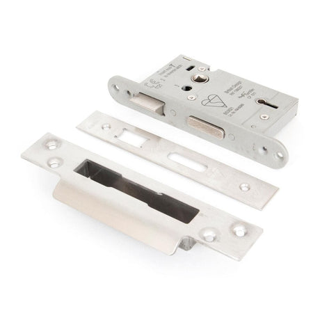 From The Anvil Locks & Latches Satin Stainless Steel / 5 Lever Sashlocks / 2.5" / 65mm From The Anvil - SSS 2Ã‚Â½" 5 Lever H/Duty BS Sash Lock KA