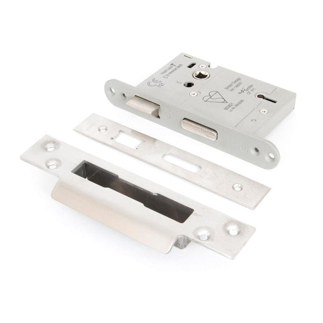 From The Anvil Locks & Latches Satin Stainless Steel / 5 Lever Sashlocks / 3" / 76mm From The Anvil - SSS 3" 5 Lever H/Duty Sash Lock KA