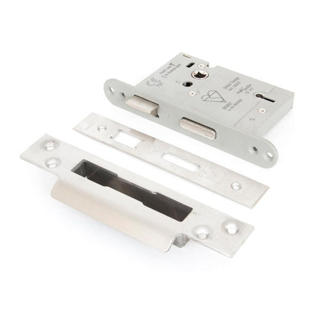 From The Anvil Locks & Latches Satin Stainless Steel / 5 Lever Sashlocks / 3" / 76mm From The Anvil - SSS 3" 5 Lever Heavy Duty BS Sash Lock