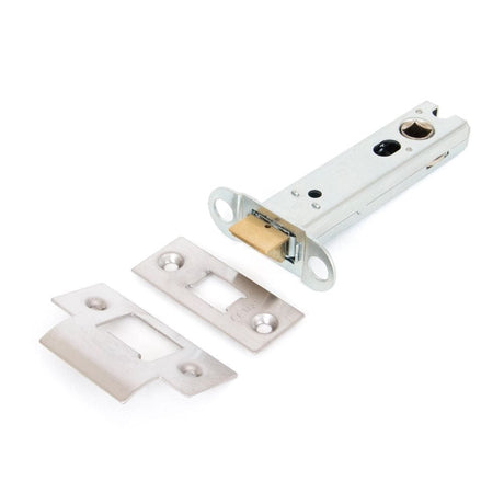 From The Anvil Locks & Latches Satin Stainless Steel / Tubular Mortice Latch / 4" From The Anvil - SSS 4" Heavy Duty Latch