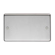From The Anvil Electrical Satin Stainless Steel / Double Blank Plate From The Anvil - SSS Double Blank Plate