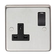 From The Anvil Electrical Satin Stainless Steel / Single 13 Amp Switched Socket From The Anvil - SSS Single 13 Amp Switched Socket