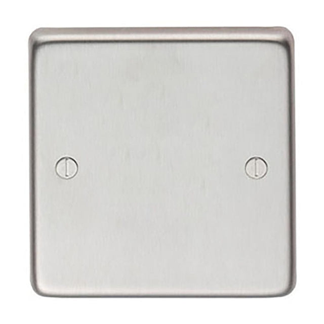 From The Anvil Electrical Satin Stainless Steel / Single Blank Plate From The Anvil - SSS Single Blank Plate