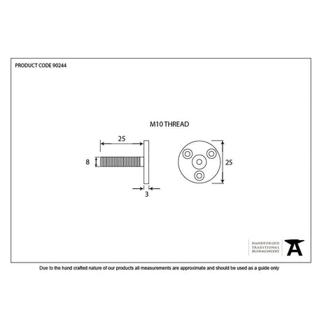From The Anvil Accessories N/A / Spindles From The Anvil - Threaded Taylors Spindle M10 X 1.5