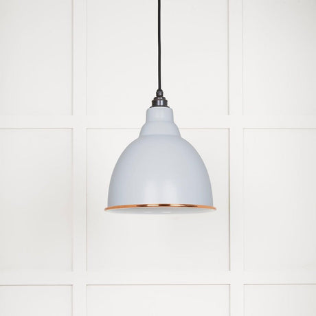 From The Anvil Electrical Accent / Ceiling Pendants From The Anvil - White Gloss Brindley Pendant in Birch