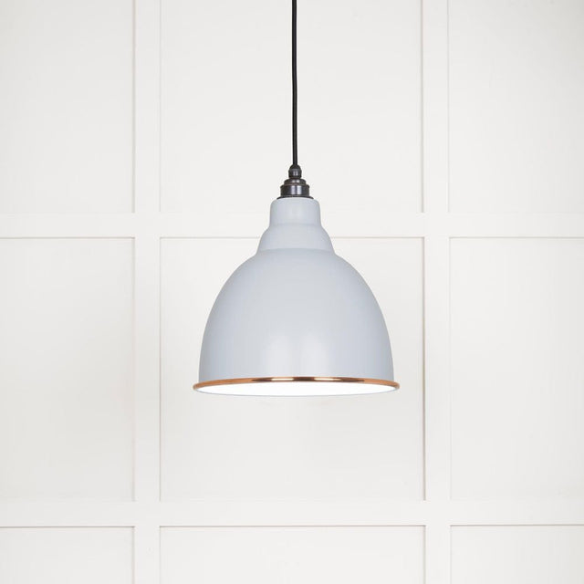 From The Anvil Electrical Accent / Ceiling Pendants From The Anvil - White Gloss Brindley Pendant in Birch