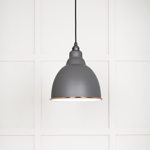 From The Anvil Electrical Accent / Ceiling Pendants From The Anvil - White Gloss Brindley Pendant in Bluff