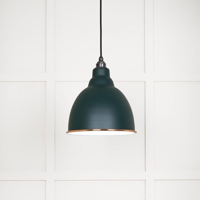 From The Anvil Electrical Accent / Ceiling Pendants From The Anvil - White Gloss Brindley Pendant in Dingle