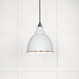 From The Anvil Electrical Accent / Ceiling Pendants From The Anvil - White Gloss Brindley Pendant in Flock