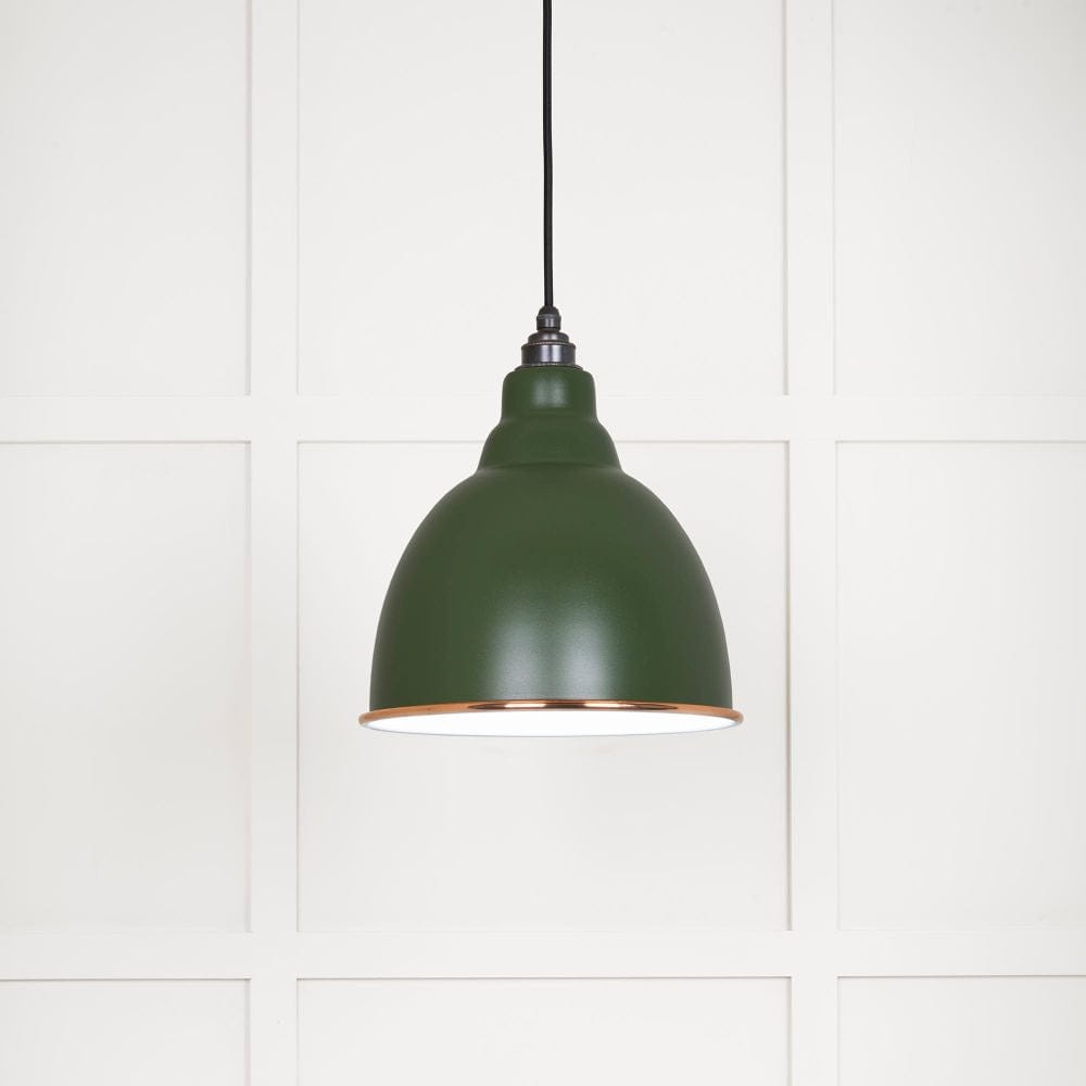 From The Anvil Electrical Accent / Ceiling Pendants From The Anvil - White Gloss Brindley Pendant in Heath