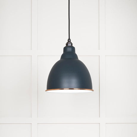 From The Anvil Electrical Accent / Ceiling Pendants From The Anvil - White Gloss Brindley Pendant in Soot