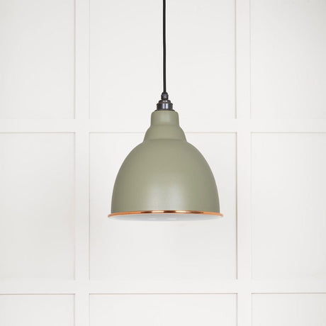 From The Anvil Electrical Accent / Ceiling Pendants From The Anvil - White Gloss Brindley Pendant in Tump