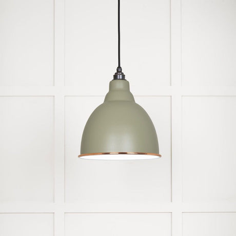 From The Anvil Electrical Accent / Ceiling Pendants From The Anvil - White Gloss Brindley Pendant in Tump