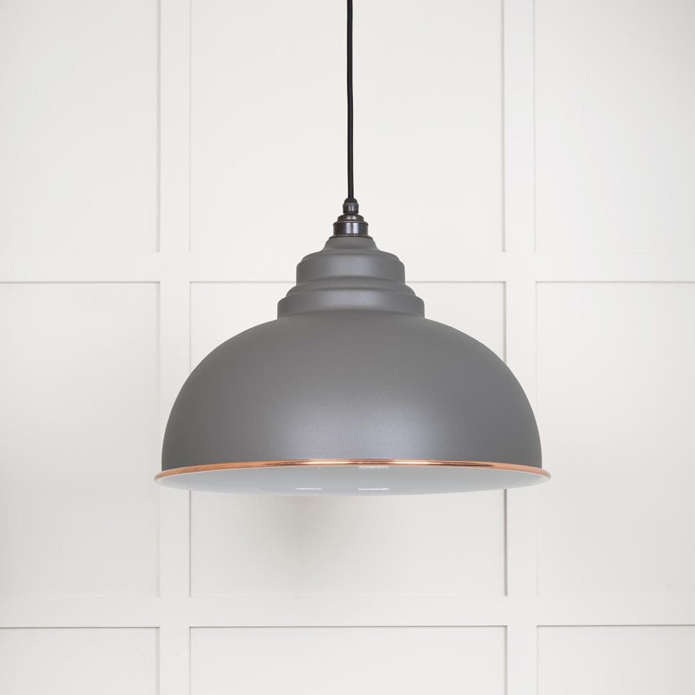 From The Anvil Electrical Accent / Ceiling Pendants From The Anvil - White Gloss Harborne Pendant in Bluff