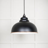 From The Anvil Electrical Accent / Ceiling Pendants From The Anvil - White Gloss Harborne Pendant in Elan Black