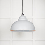 From The Anvil Electrical Accent / Ceiling Pendants From The Anvil - White Gloss Harborne Pendant in Flock