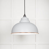 From The Anvil Electrical Accent / Ceiling Pendants From The Anvil - White Gloss Harborne Pendant in Flock