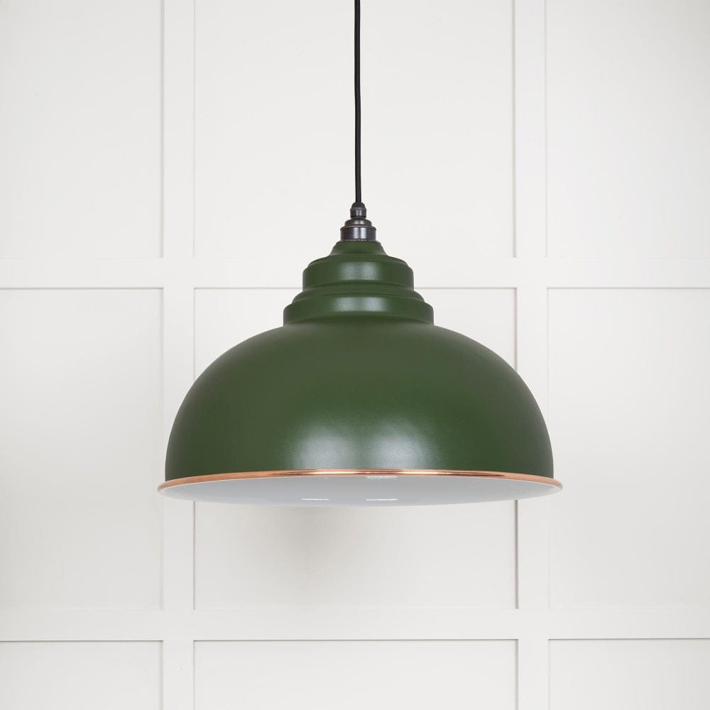 From The Anvil Electrical Accent / Ceiling Pendants From The Anvil - White Gloss Harborne Pendant in Heath