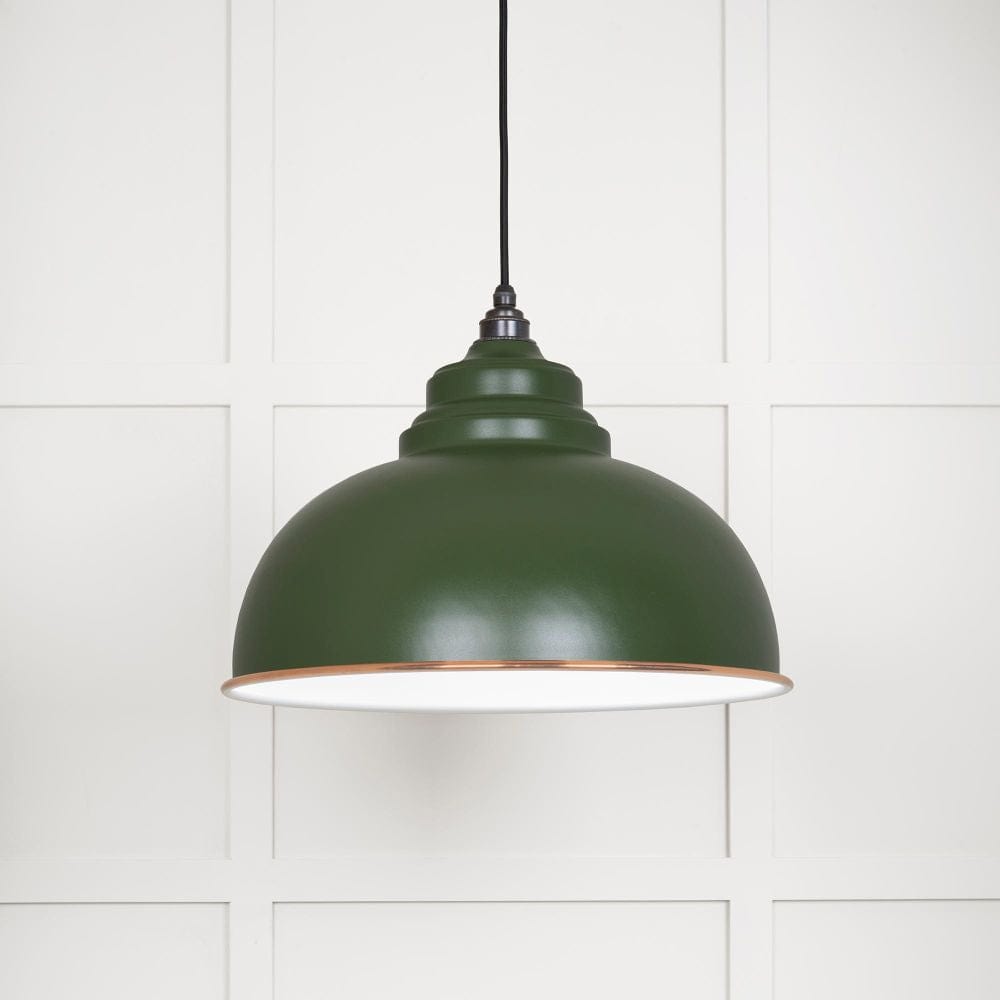 From The Anvil Electrical Accent / Ceiling Pendants From The Anvil - White Gloss Harborne Pendant in Heath