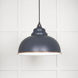 From The Anvil Electrical Accent / Ceiling Pendants From The Anvil - White Gloss Harborne Pendant in Slate