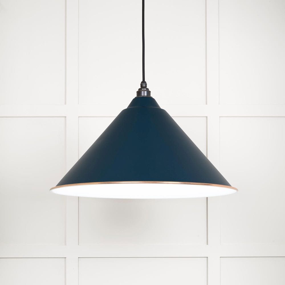 From The Anvil Electrical Accent / Ceiling Pendants From The Anvil - White Gloss Hockley Pendant in Dusk