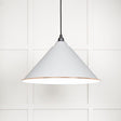 From The Anvil Electrical Accent / Ceiling Pendants From The Anvil - White Gloss Hockley Pendant in Flock