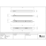 From The Anvil Window Furniture White / Window Ventilation From The Anvil - White Trimvent 90 Hi Lift Vent 425mm x 22mm