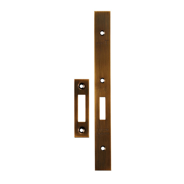 High quality image of Eurospec - Din Deadlock Forend & Strike Pack | Sku. fsf5015ab | Trade Door Handles, Kendal.
