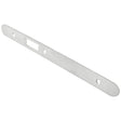 High quality image of Eurospec - Forend Strike & Fixing Pack To Suit Din Latch-Satin Stainless Steel-R | Sku. fsf5016sss-r | Trade Door Handles, Kendal.