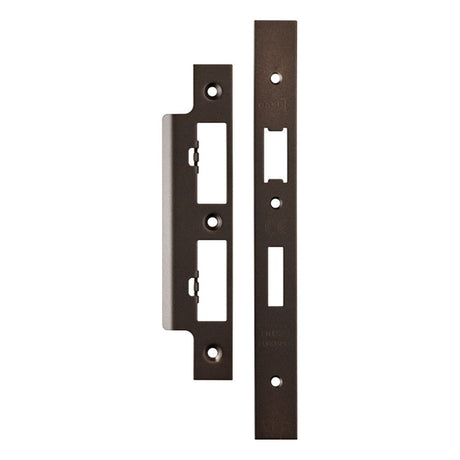 This is an image of a Eurospec - Din Sash Bathroom Forend & Strike Pack that is availble to order from Trade Door Handles in Kendal.