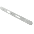 High quality image of Eurospec - Forend Strike & Fixing Pack To Suit Din Euro Sash/Bathroom Lock-Satin | Sku. fsf5017sss-r | Trade Door Handles, Kendal.