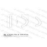 Finger Tip Design Cabinet Hardware Satin Nickel / Cabinet Pull Handles / 96mm c/c FTD - Bow Handle 96mm - Satin Nickel