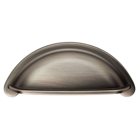 Finger Tip Design Cabinet Hardware Gun Metal / Cabinet Cup Pulls FTD - Cottage Cup Pull 76mm - Gun Metal