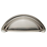 Finger Tip Design Cabinet Hardware Satin Nickel / Cabinet Cup Pulls FTD - Cottage Cup Pull 76mm - Satin Nickel