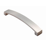 Finger Tip Design Cabinet Hardware Satin Nickel / Cabinet Pull Handles / 160mm c/c FTD - Curva Bow Handle 160mm - Satin Nickel
