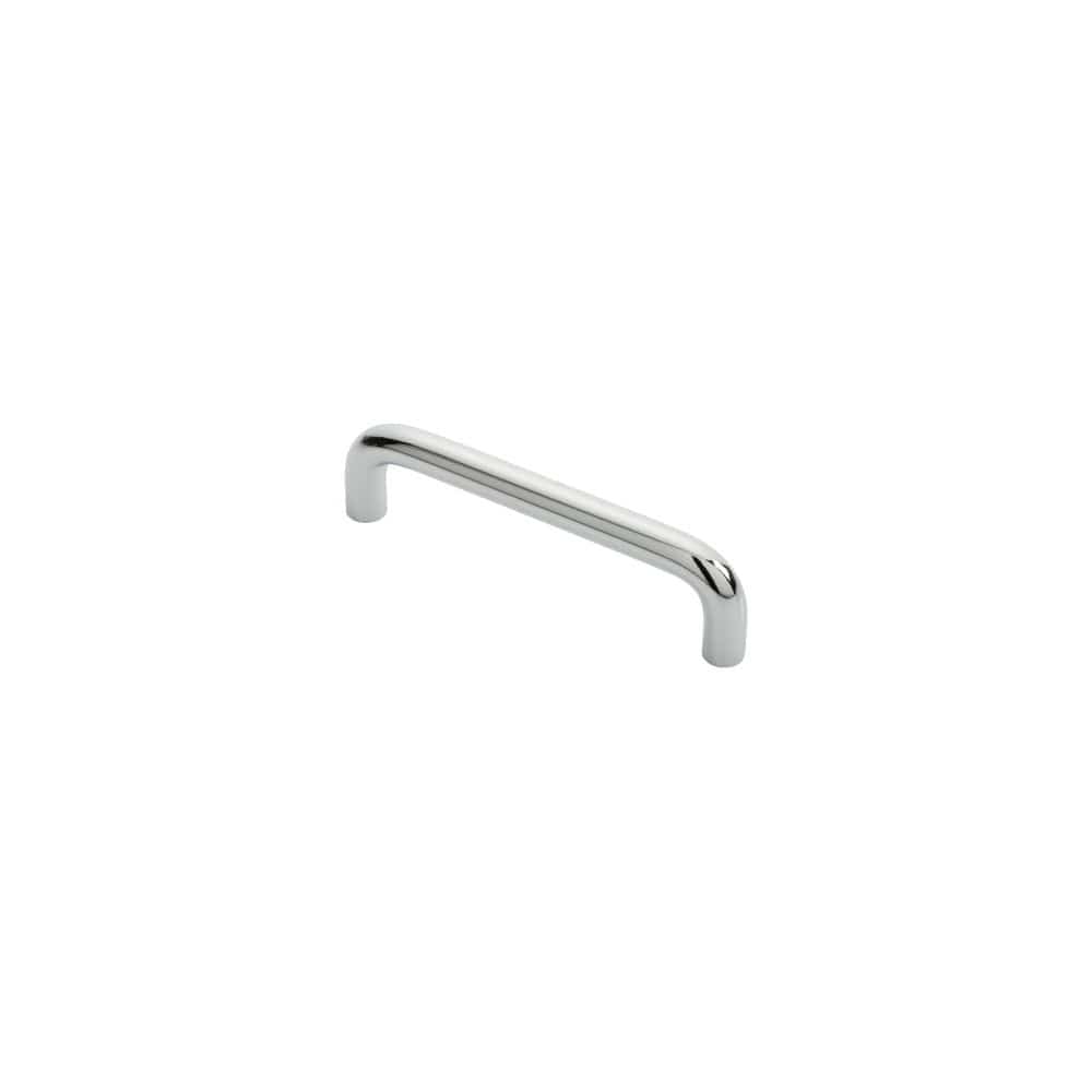 Finger Tip Design Cabinet Hardware Polished Chrome / Cabinet Pull Handles / 96mm c/c FTD - D Handle 96mm - Polished Chrome