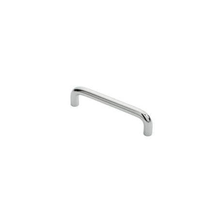 Finger Tip Design Cabinet Hardware Polished Chrome / Cabinet Pull Handles / 96mm c/c FTD - D Handle 96mm - Polished Chrome