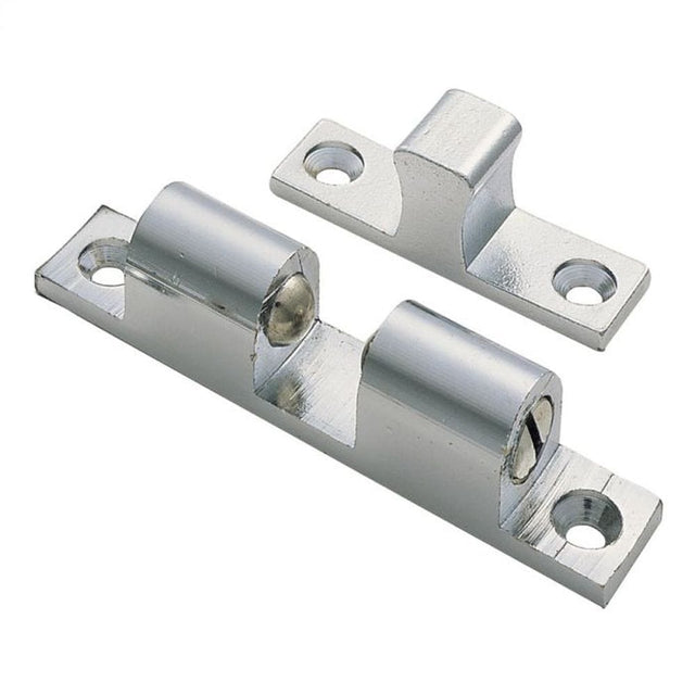 Finger Tip Design Cabinet Hardware Satin Chrome / Double Ball Catch FTD - Double Ball Catch - Satin Chrome