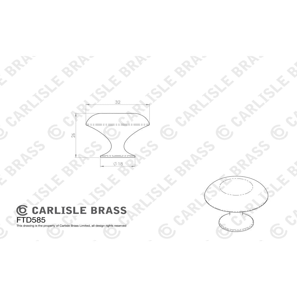 Finger Tip Design Cabinet Hardware Antique Steel / Cabinet Knobs / 38mm Dia. FTD - Hammered Finish Knob 38mm - Antique Steel