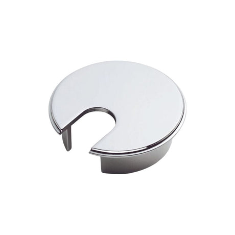 Finger Tip Design Cabinet Hardware Polished Chrome / Cabinet Pull Handles FTD - Heavy Pattern Cable Tidy - Polished Chrome
