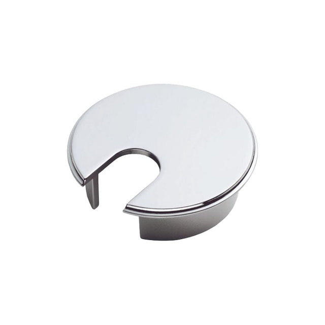 Finger Tip Design Cabinet Hardware Polished Chrome / Cabinet Pull Handles FTD - Heavy Pattern Cable Tidy - Polished Chrome