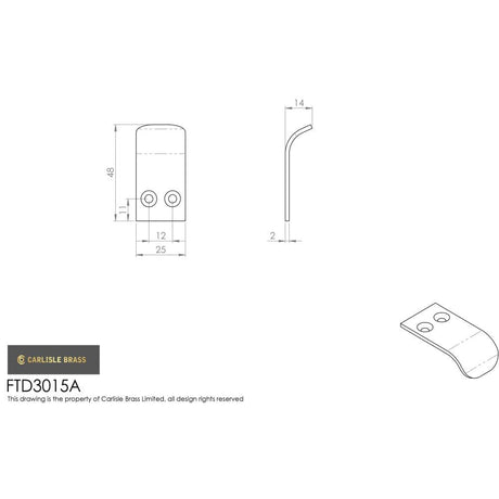 Finger Tip Design Cabinet Hardware Polished Chrome / Cabinet Pull Handles FTD - Hidden Finger Pull - Polished Chrome