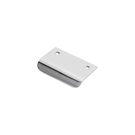 Finger Tip Design Cabinet Hardware Polished Chrome / Cabinet Pull Handles FTD - Hidden Finger Pull - Polished Chrome