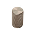 Finger Tip Design Cabinet Hardware Satin Nickel / Cabinet Knobs / 18mm Dia. FTD - Knurled Knob - Satin Nickel