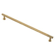 Finger Tip Design Cabinet Hardware Satin Brass / Cabinet Pull Handles / 320mm c/c FTD - Knurled Pull Handle 320mm c/c - Satin Brass